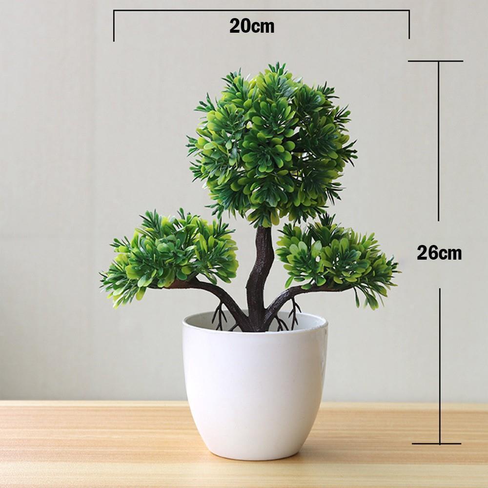 Artificial Potted Green Small Arborous Plants