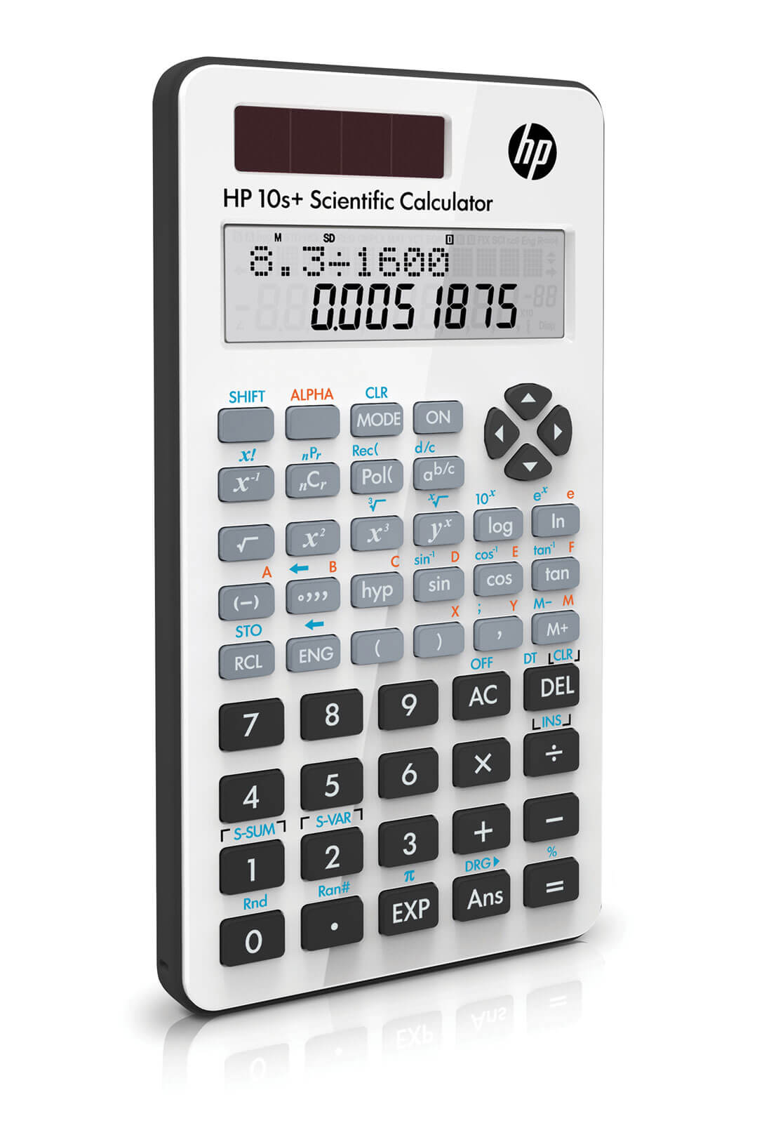 HP 10s+ Scientific Calculator – Reliable Dual-Power Math & Science Tool
