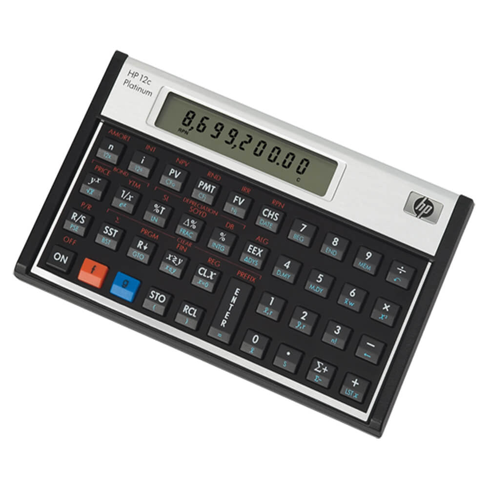 HP 12c Platinum financial calculator