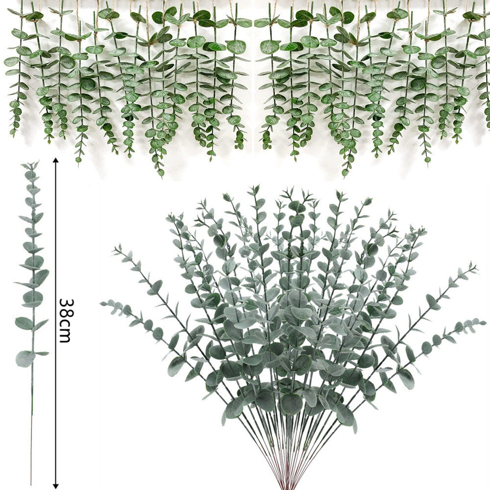 Euclidean Simulation Of Green Plants And Indoor Decorative Artificial Flowers